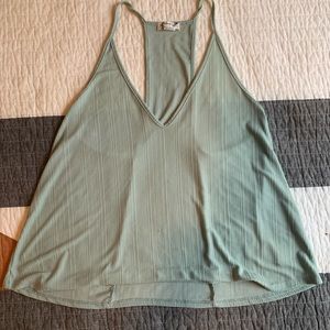 Flower racer back free people tank